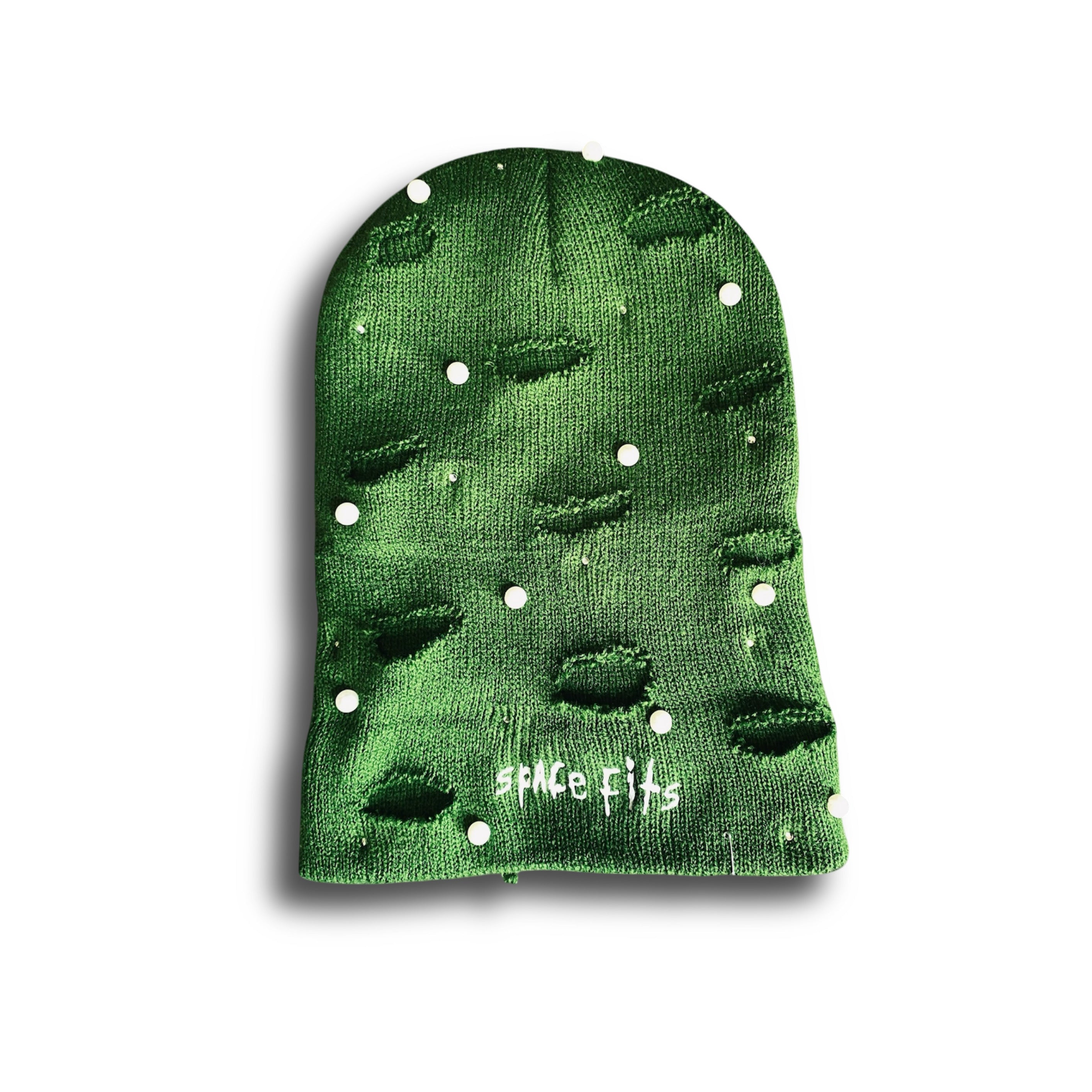 ARMY GREEN ROCKSTAR BEANIE