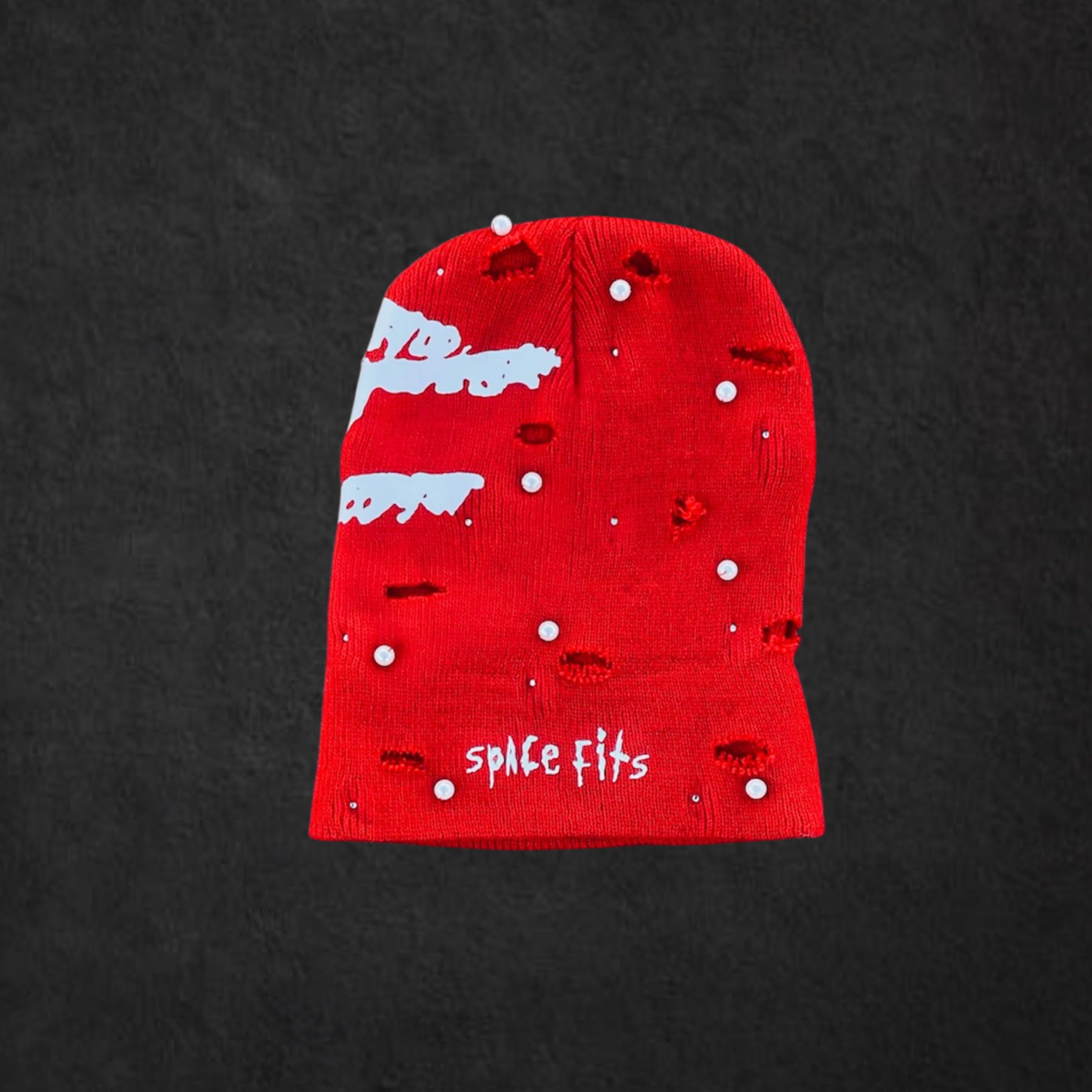 RED SPACE FITS X WTF ROCKSTAR BEANIE