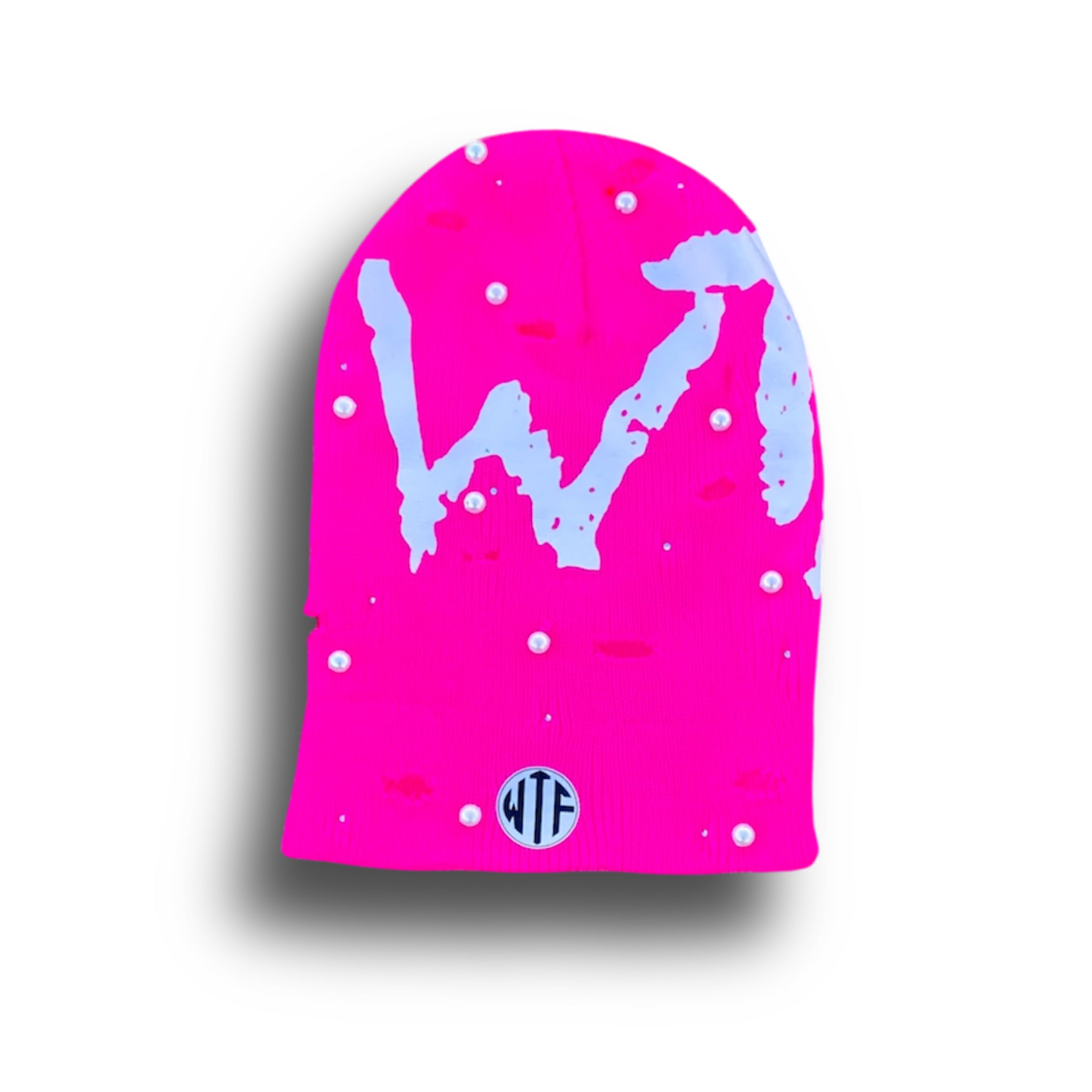 PINK WTF X SPACE FITS ROCKSTAR BEANIE