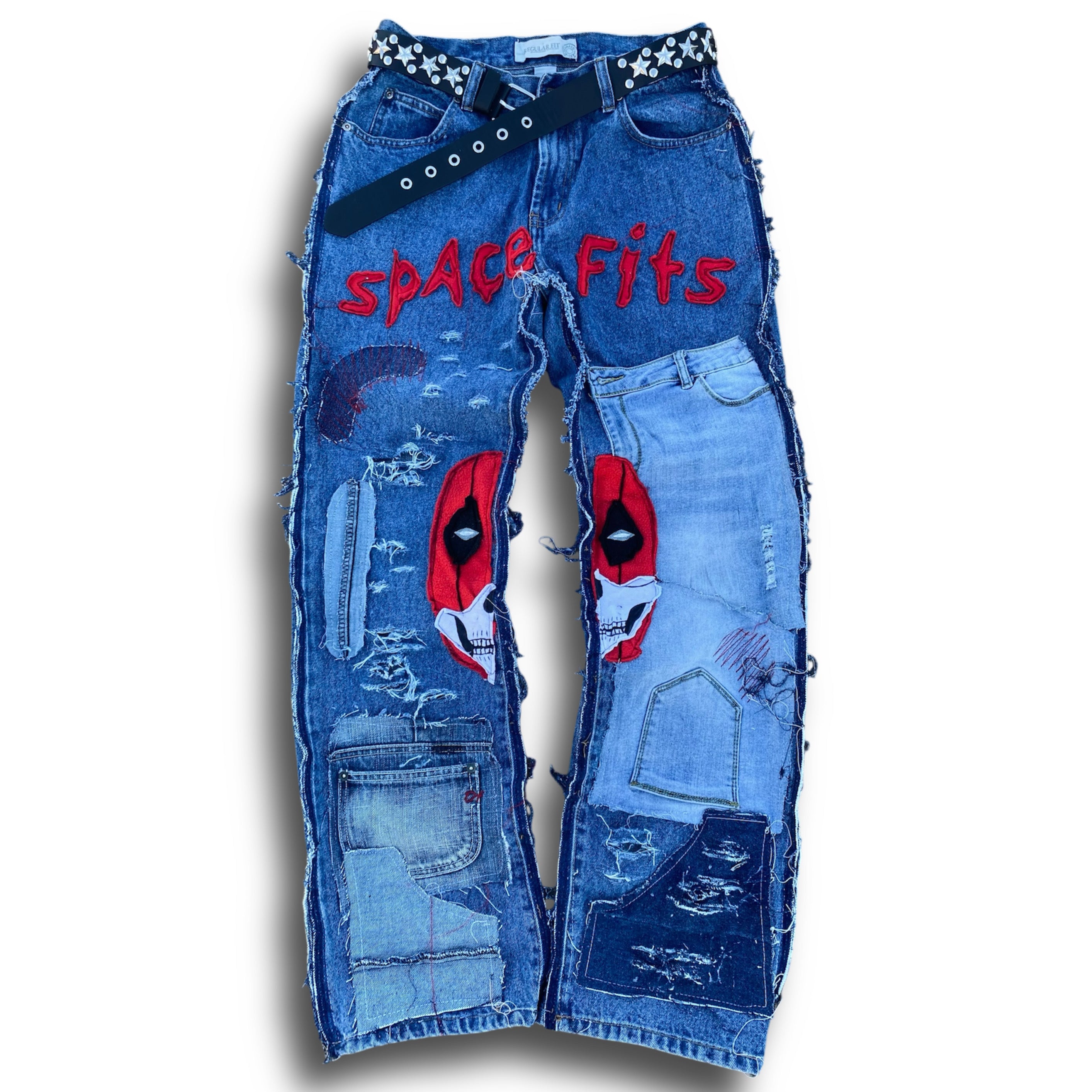 DEADPOOL PSYCHEDELIC JEAN + BELT
