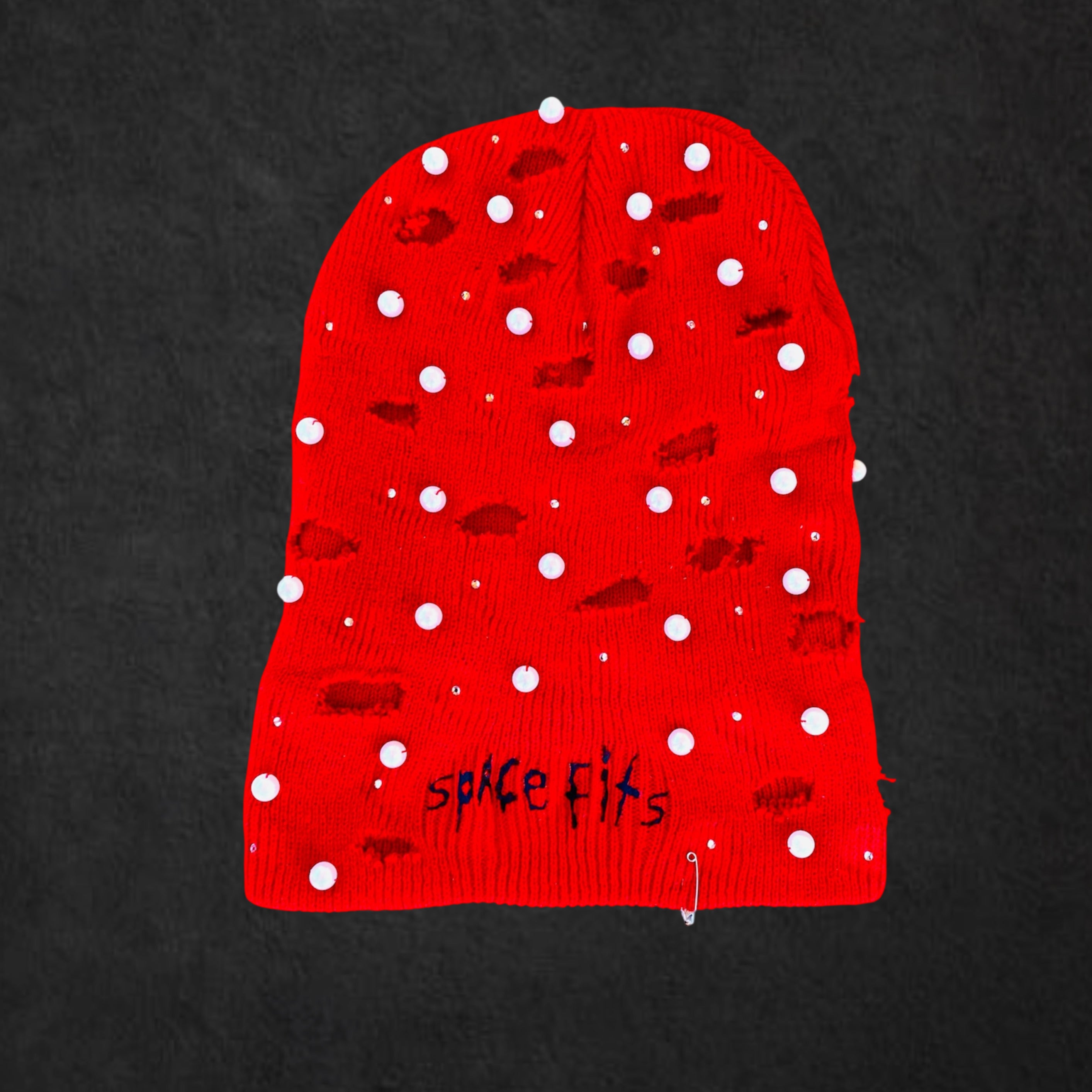 RED ROCKSTAR BEANIE