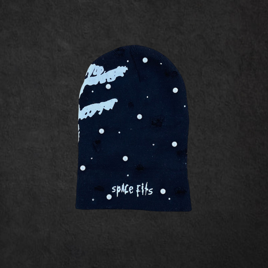 BLACK SPACE FITS X WTF ROCKSTAR BEANIE
