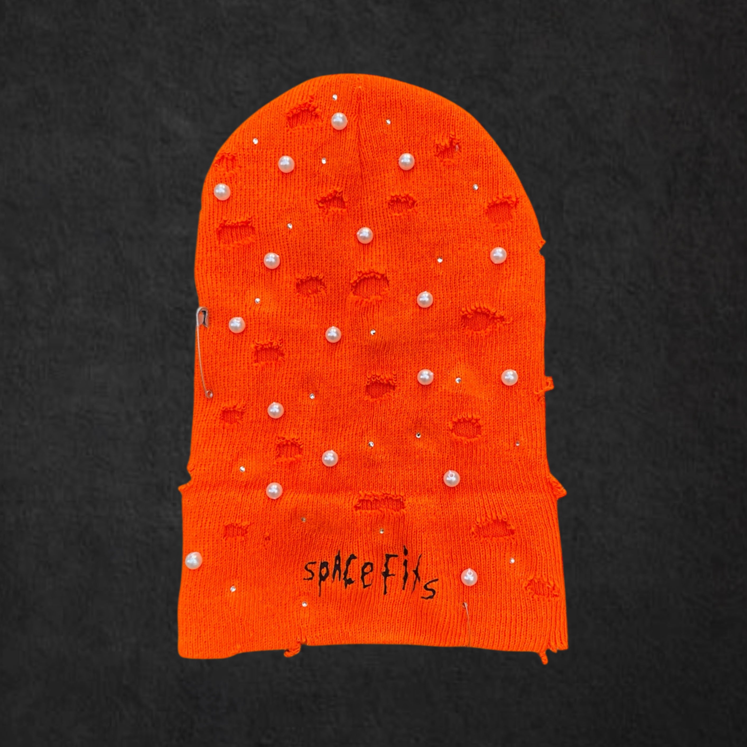 ORANGE ROCKSTAR BEANIE