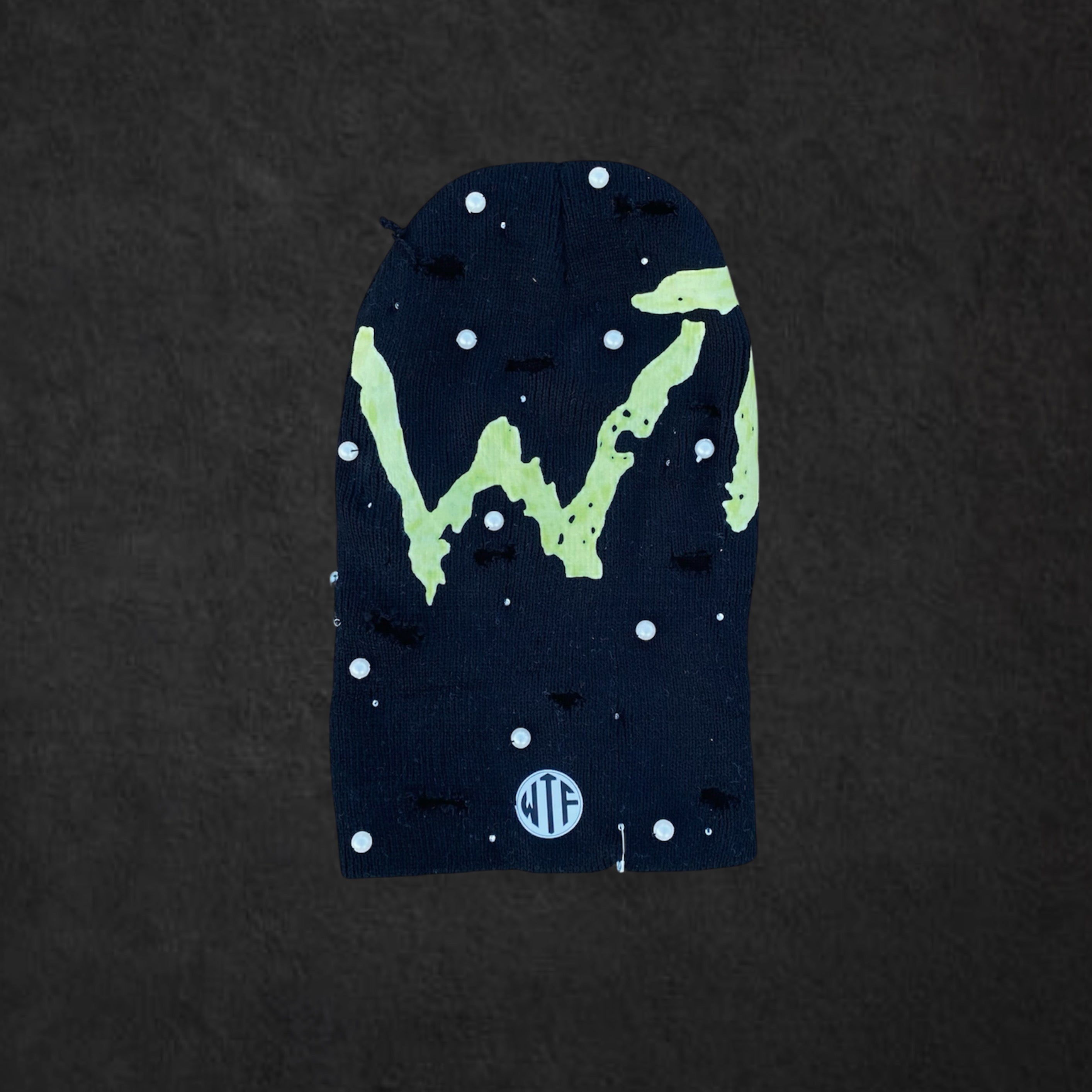SLIME GREEN SPACE FITS X WTF ROCKSTAR BEANIE