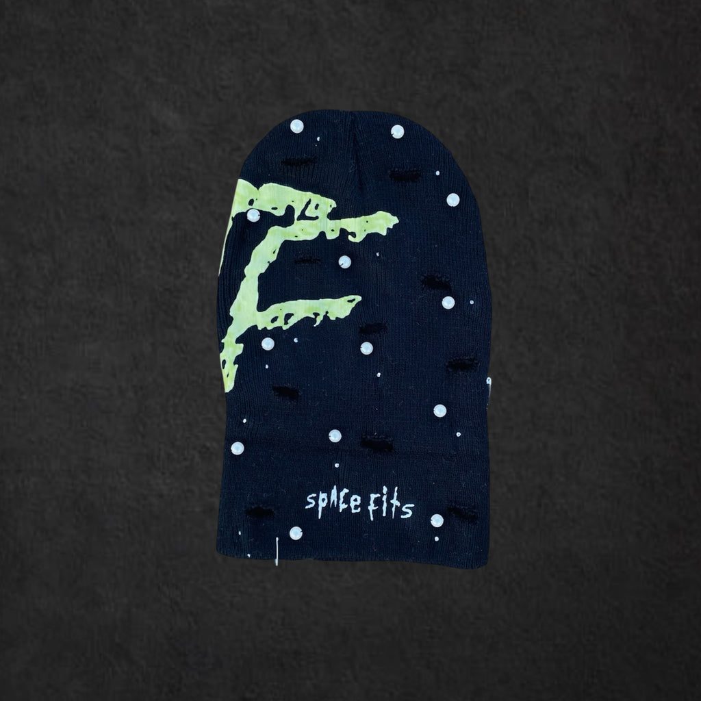SLIME GREEN SPACE FITS X WTF ROCKSTAR BEANIE