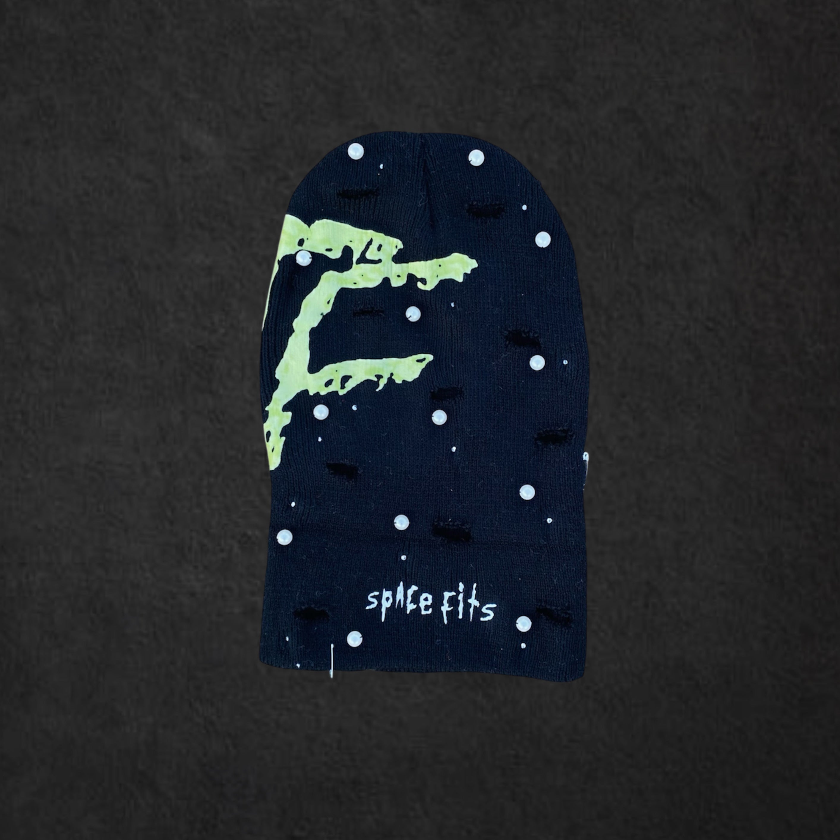 SLIME GREEN SPACE FITS X WTF ROCKSTAR BEANIE
