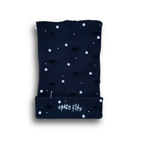 BLACK SPACE FITS X YUCK FOU SLOUCHY BEANIE